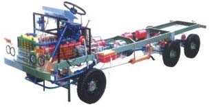 东风斯太尔越野（军用）汽车透明整车模型