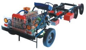 东风EQ2102型越野汽车透明整车模型