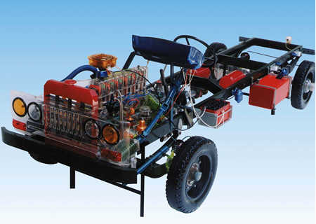 解放CA1091整车透明模型