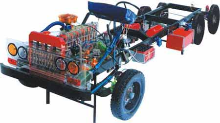 东风EQ2102越野汽车透明模型