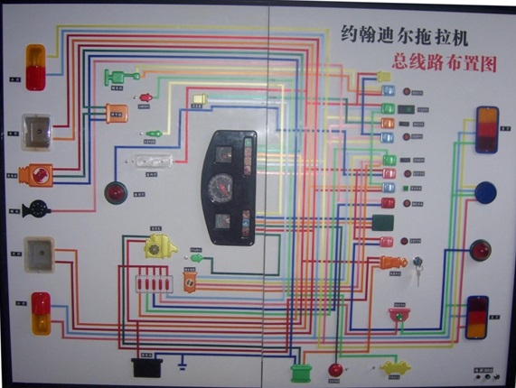 拖拉机电动程控示教板