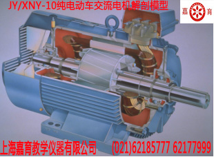 纯电动车交流电机解剖模型