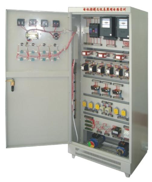 JYMZ-1型电机控制及仪表照明电路实训考核装置（柜式、双面）