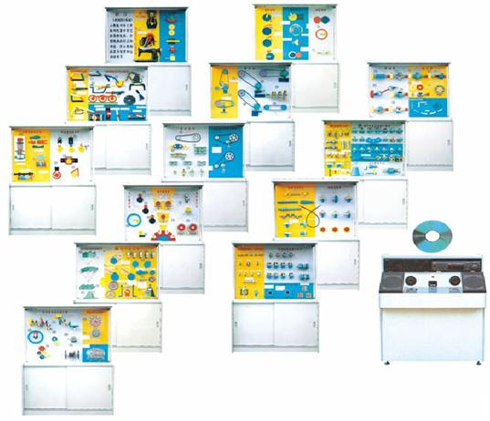 JY-13型电脑控制、声控同步、CD解说《机械设计基础》示教陈列柜